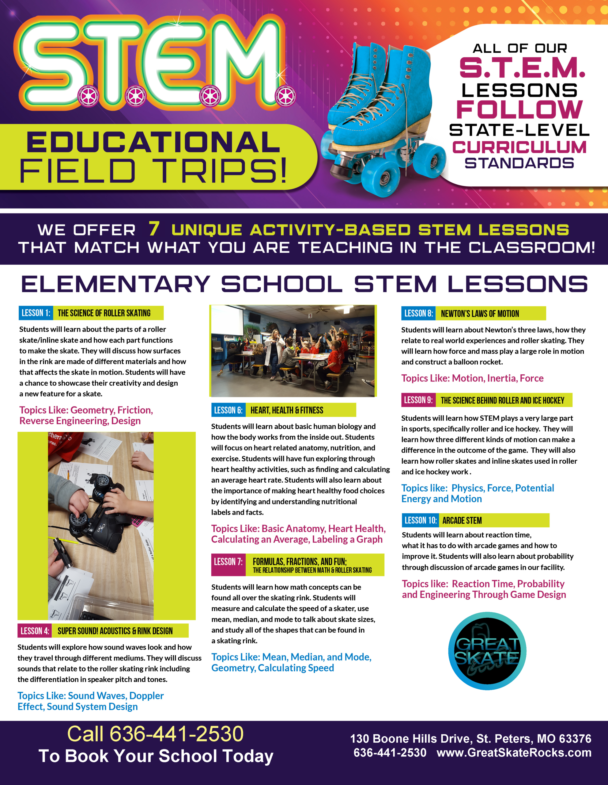 Activity-based STEM curriculum advertisement