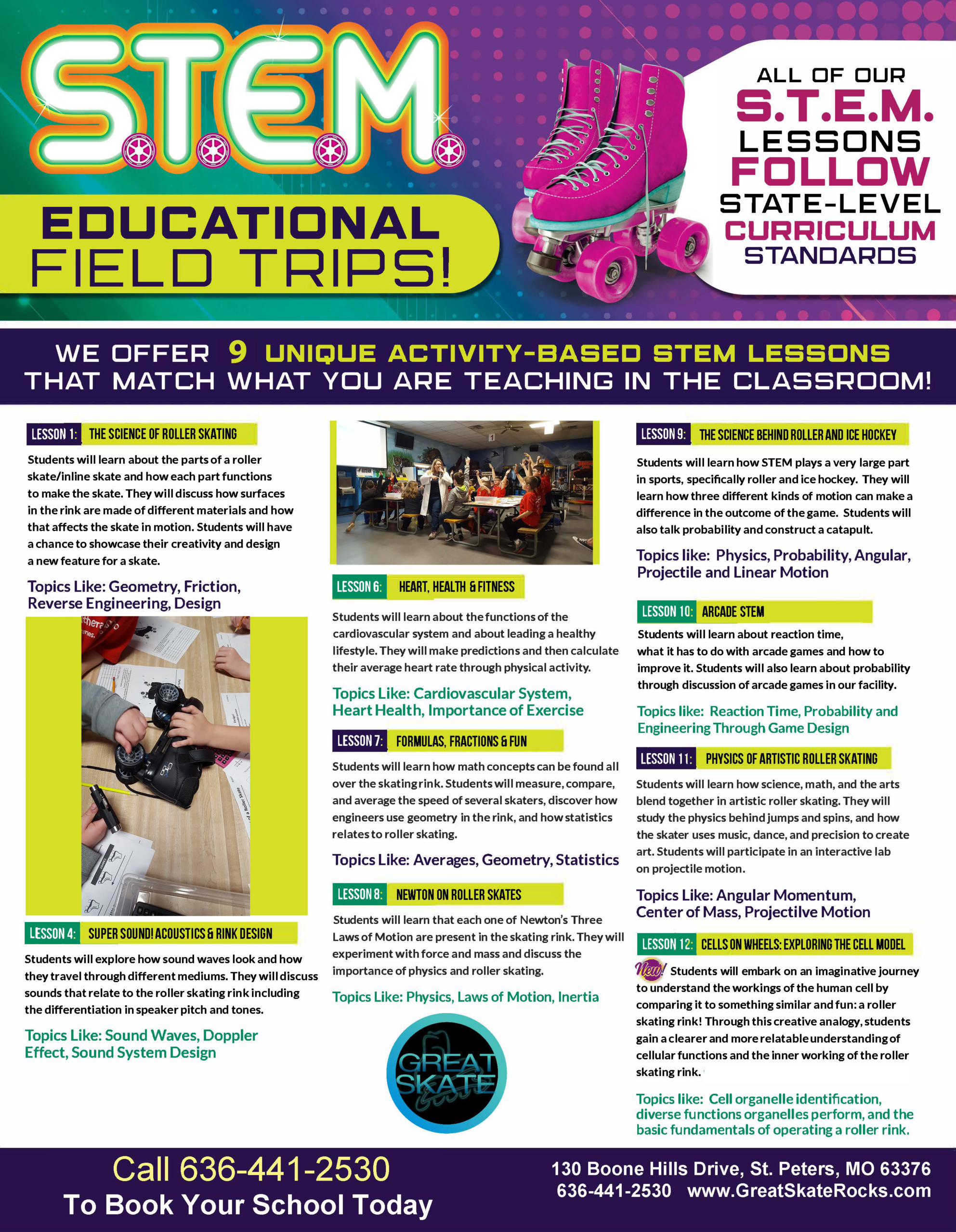 Activity-based STEM lessons advertisement