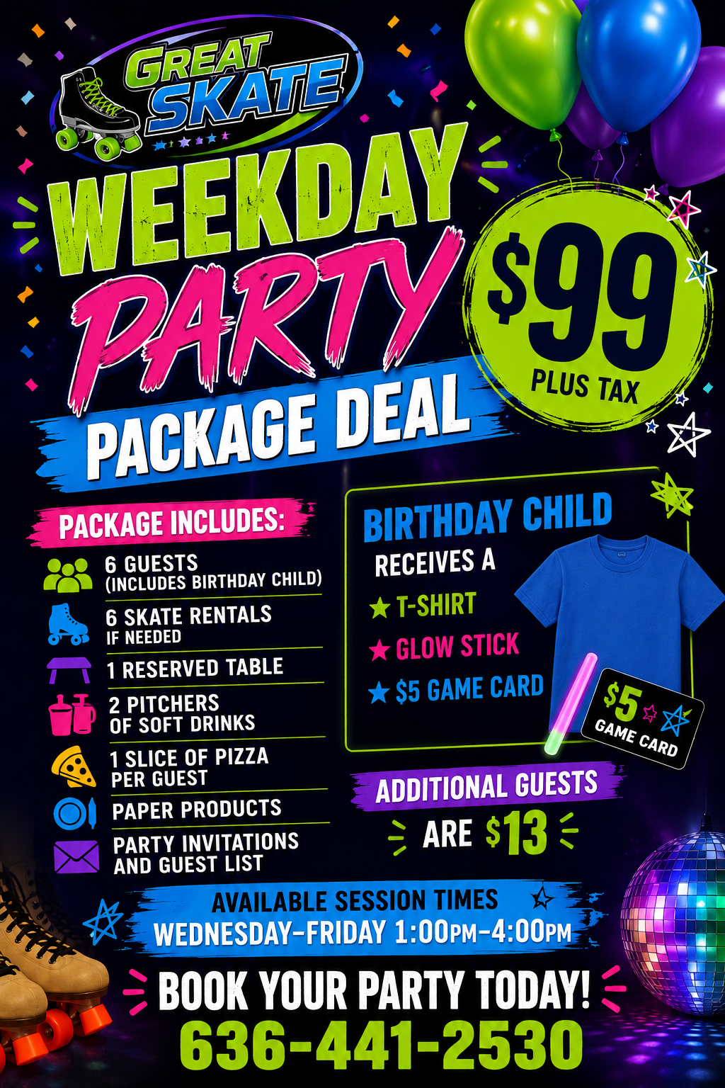 Weekday Pkg